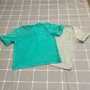 Tucker + Tate pocket tees with cuffed sleeves toddler size 4